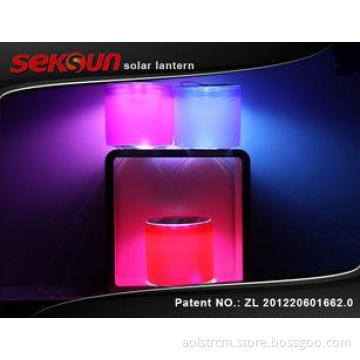 Round Colorful Self - Charge Inflatable Led Lantern , Red S